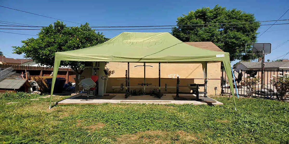 outdoor canopy tent gym