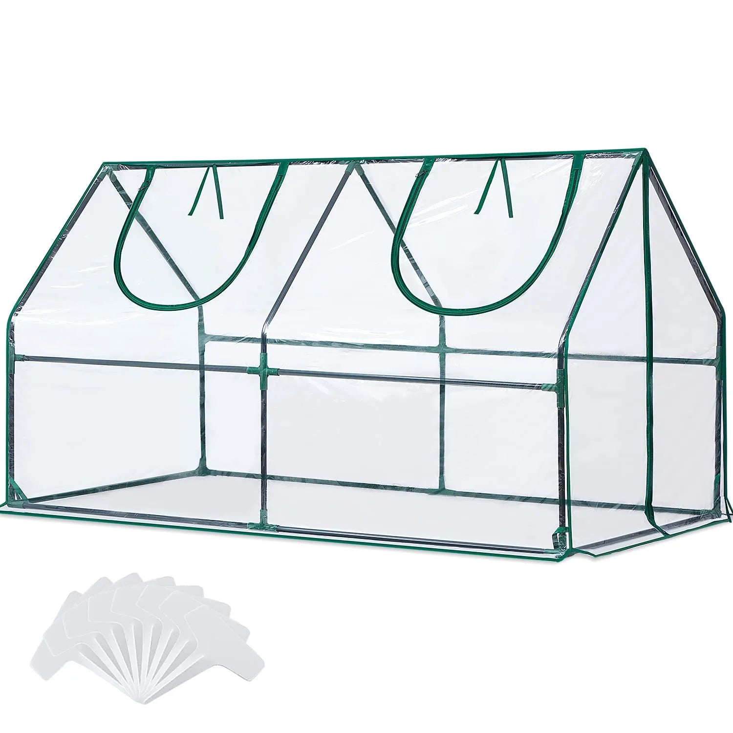 sturdy mini clear greenhouse frame