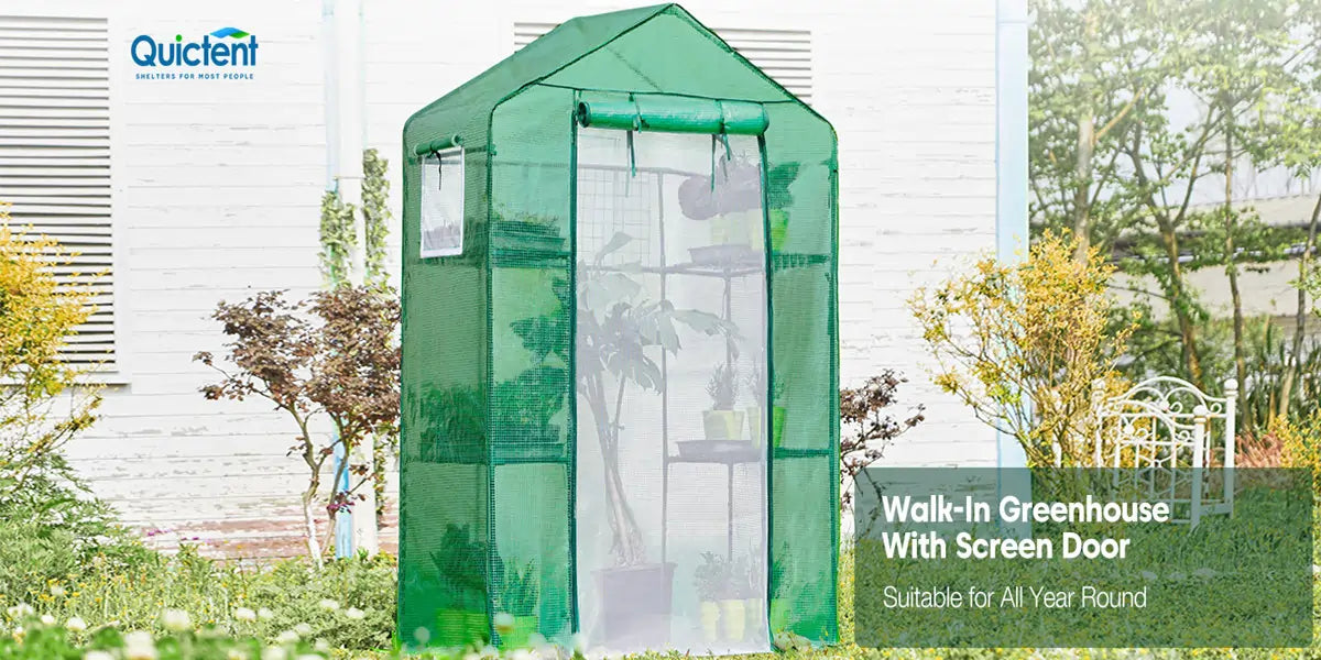 Quictent walk-in greenhouse