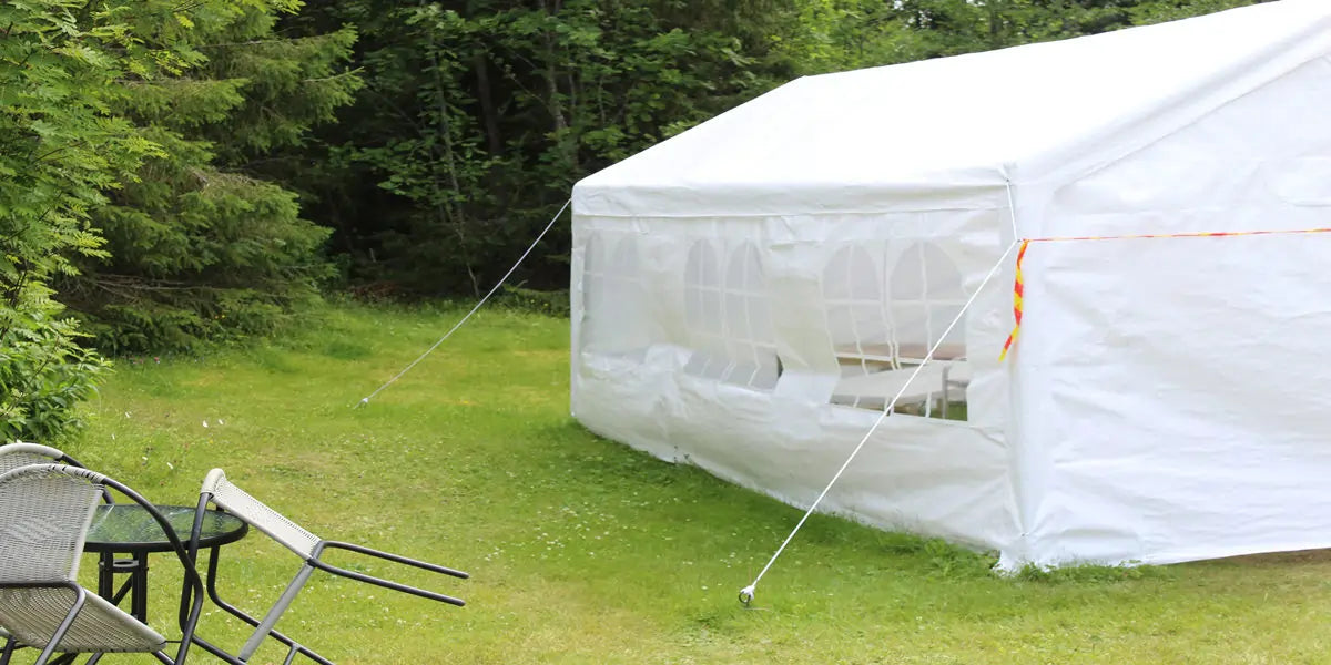 outdoor wedding tent