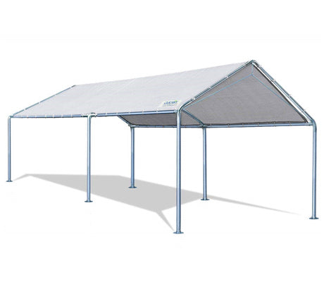 Qucitent Upgraded 20 X 10 Heavy Duty Carport Gray Quictent