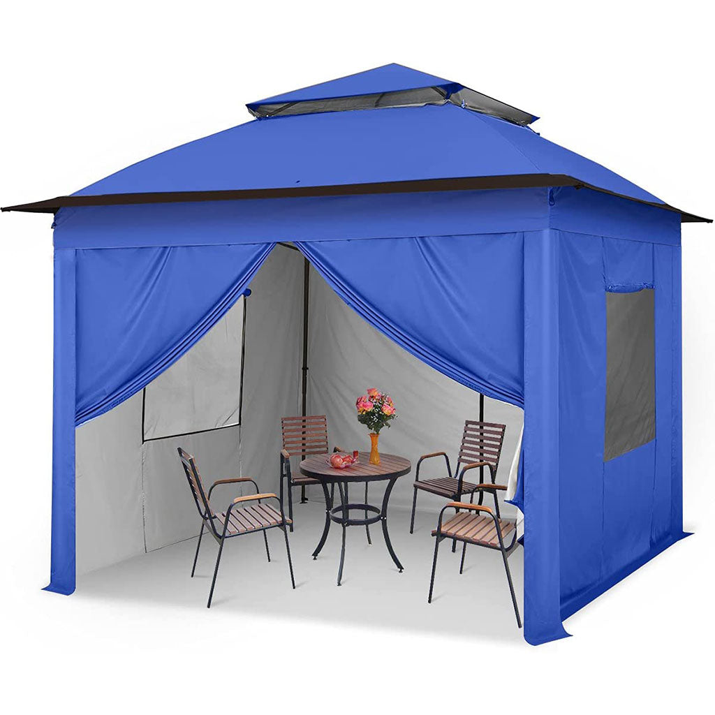 Bane dyd Hård ring 11' x 11' Pop-up Gazebo Tent with Sides | Quictent