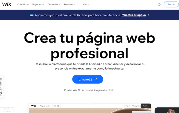 Plantillas y herramientas de edición de Wix, la mejor opción para crear un sitio web atractivo y fácil de usar