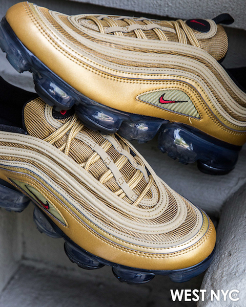 Nike Air VaporMax 97 Gold" – West NYC