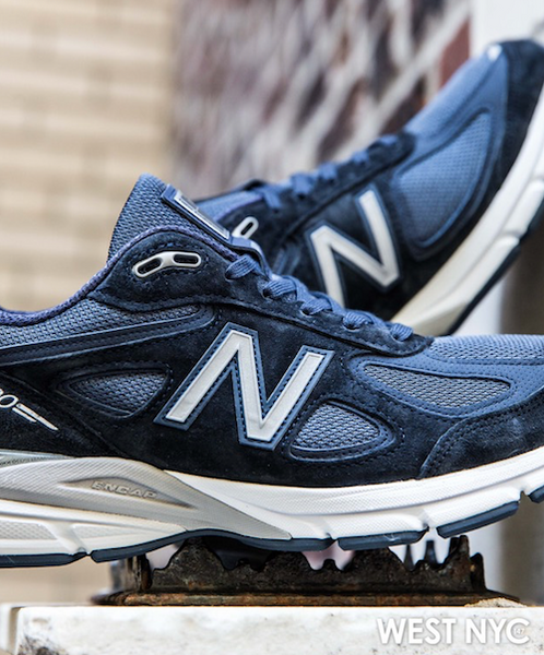 New Balance M990NV4 Navy / Silver Made in USA – West NYC