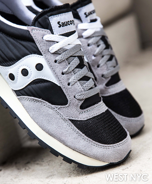 saucony jazz original grey black