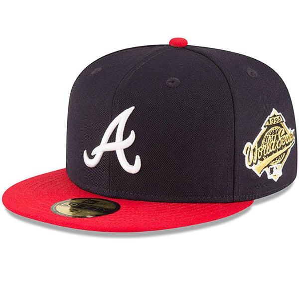 Atlanta Braves New Era Beef Broccoli Size 7 3/8 Cap Hat Fitted