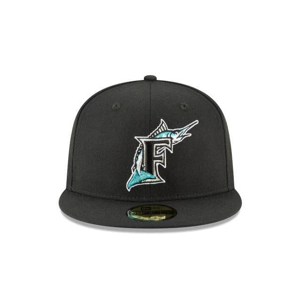 Lids Florida Marlins New Era 1997 World Series Champions Cooperstown  Collection Beetroot Cyber 59FIFTY Fitted Hat - Pink/Lime Green