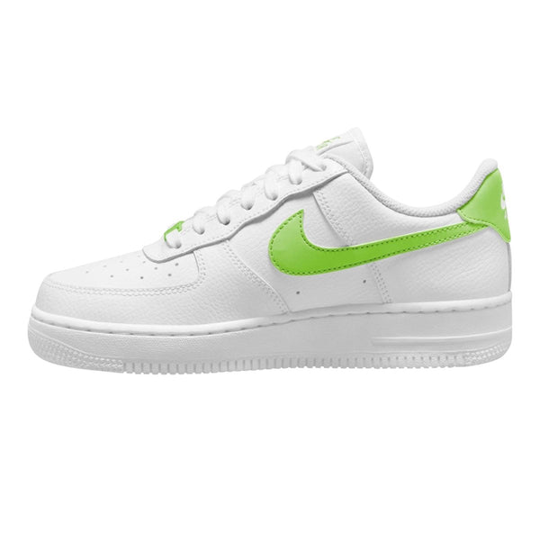 Nike Women's Air Force 1 '07 Shoes, Size 6.5, White/Action Green