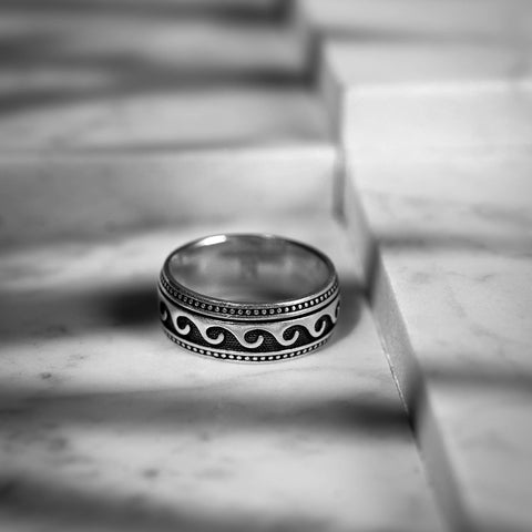 Nixir/ Sterling silver/ Jewelry/ Men's ring/ Handmade jewelry 