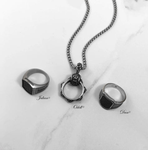 Men's jewelry/ Nixir/ Silver jewelry/ Men's necklace