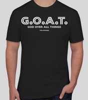 G.O.A.T. Unisex Crew Tee - BLACK