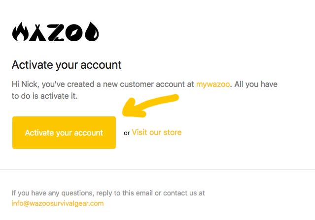 Step five of wazoos new website account recovery