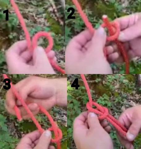 Craig Coudill shows the steps to tie the a bowline knot, also known as the king of knots