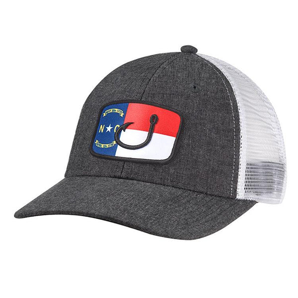 North Carolina Flag Trucker Hat - AVID Sportswear