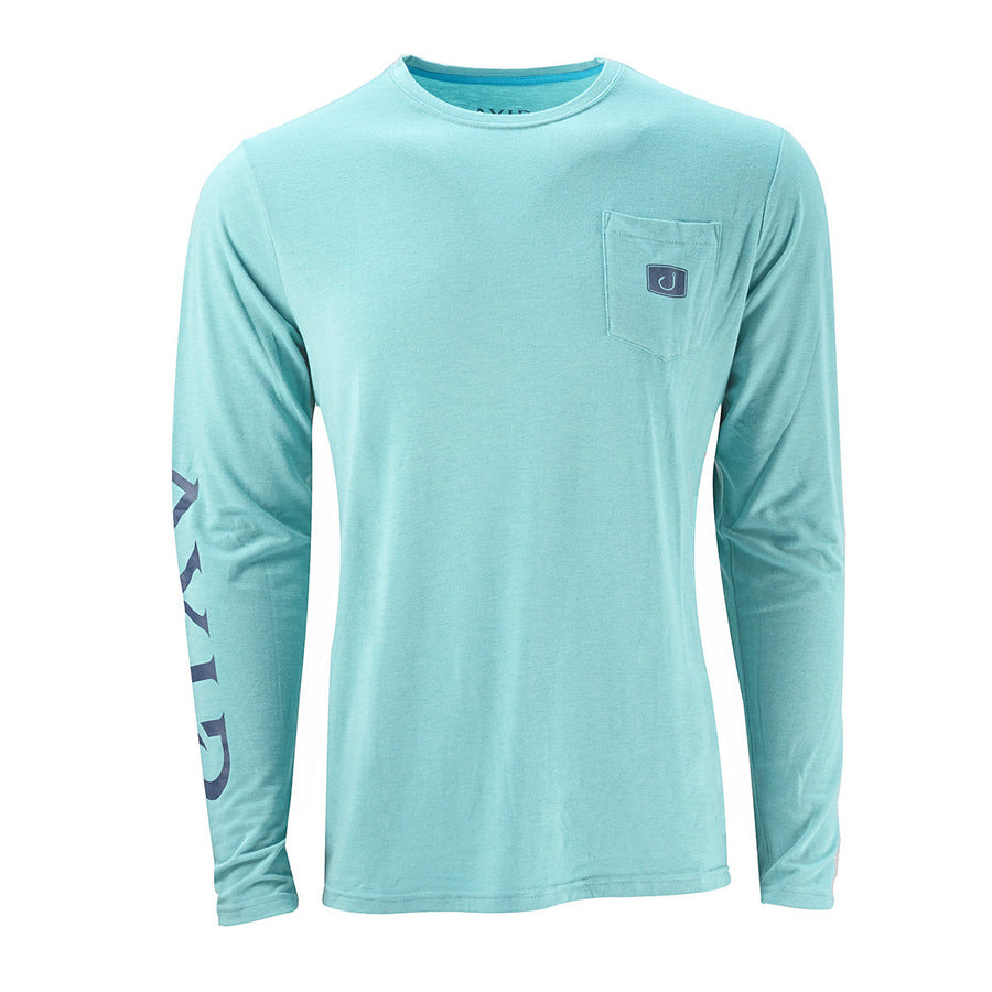 AVID Bait Ball AVIDry 50+ UPF Long Sleeve Shirt Seafoam Medium