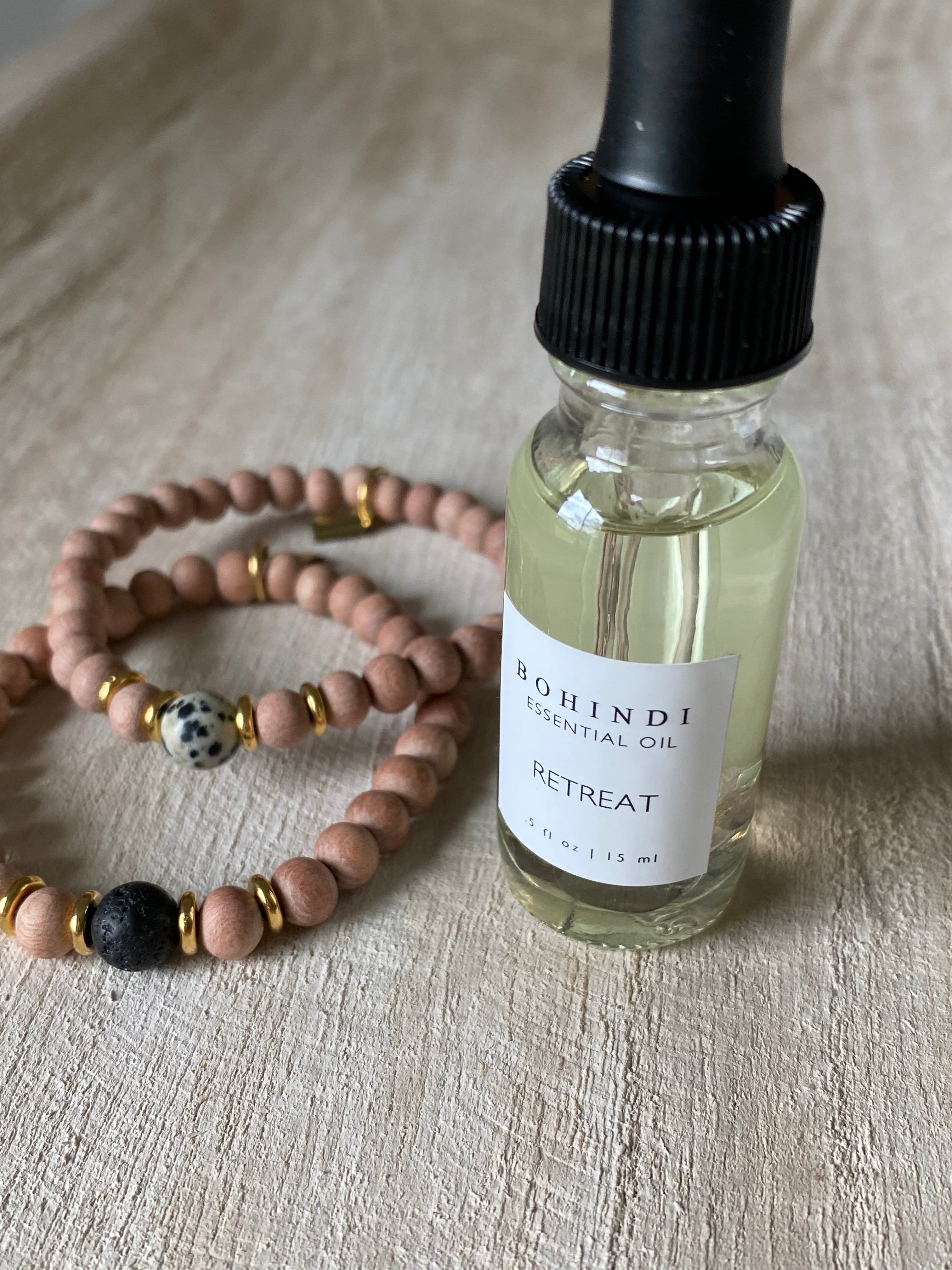 GROUNDING + COMPASSION | OIL DIFFUSER BRACELET