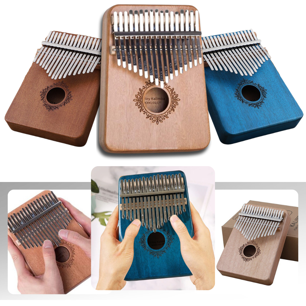 17 Keys Kalimba Thumb Piano | Kalimba Instrument | Finger Piano - Ozerty