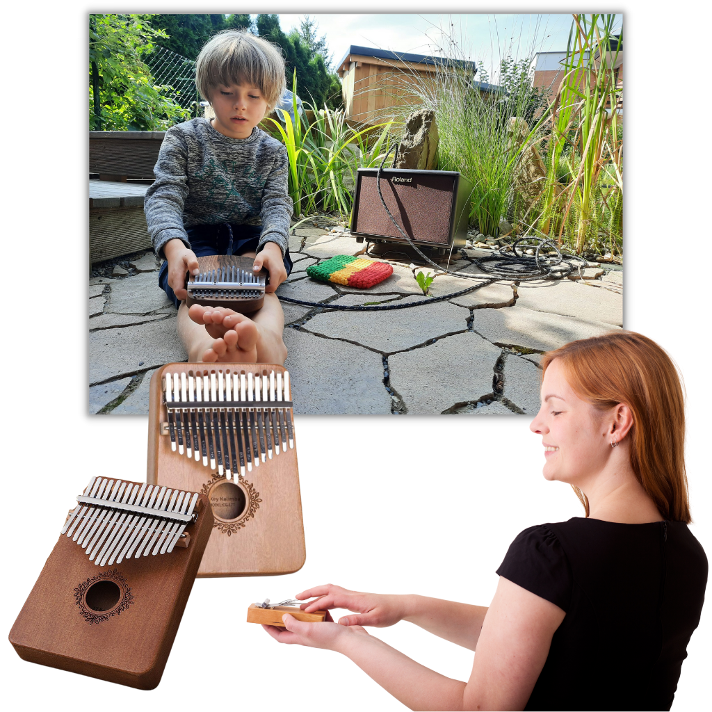 Kalimba a 17 tasti pianoforte da pollice - STIMOLA LA CREATIVITÀ DI BAMBINI E ADULTI - Ozerty