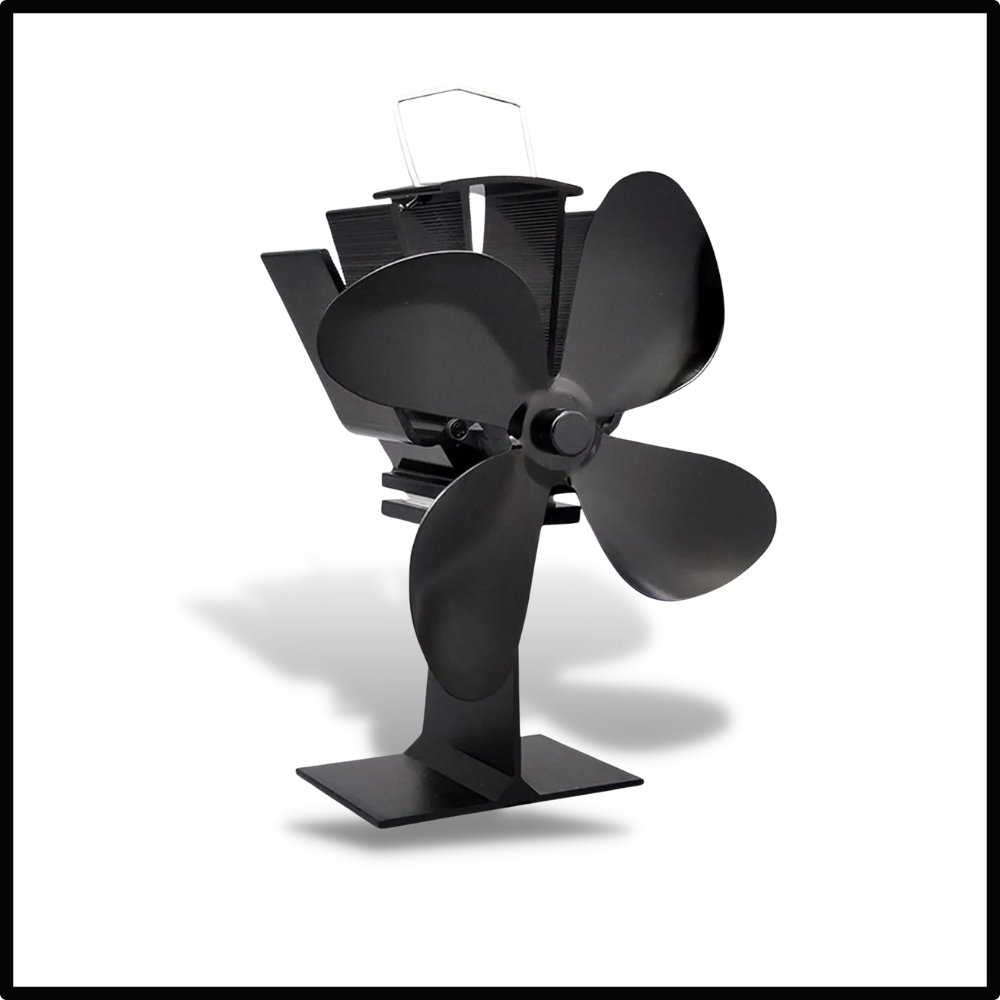  4-Blade Heat Powered Stove Fan for fireplaces - Product content - Ozerty