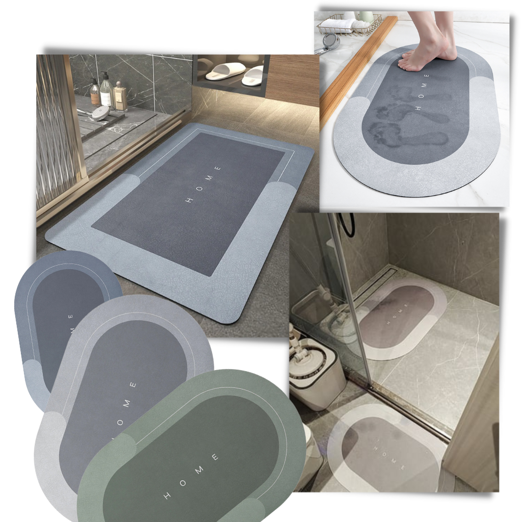 Extra absorbent non slip floor mat - Stylish and versatile - Ozerty