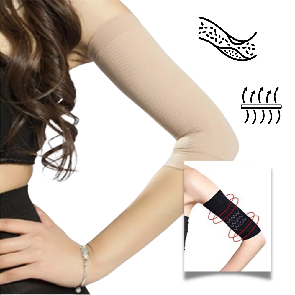 Thermal Arm Shaper Sleeves - Improve Blood Circulation - Self-heat Material - 
