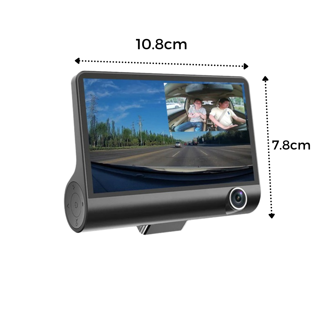 Full HD car DVR Dashcam camera - Dimensions - Ozerty