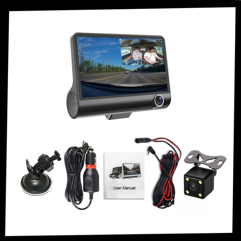 Full HD car DVR Dashcam camera - Package - Ozerty