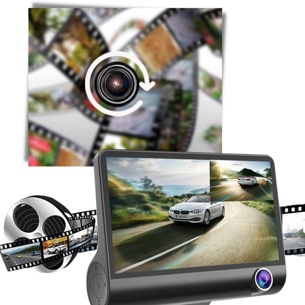 Full HD car DVR Dashcam camera - Recording on loop - Ozerty