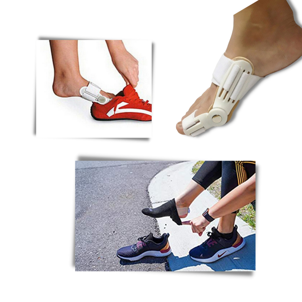 Ortopedisk Hallux valgus-stöd - Tyg som andas - Ozerty