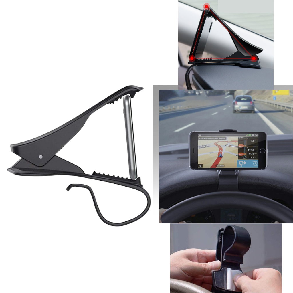 Car Dashboard Phone Holder with Adjustable angle | car phone holder - Ozerty