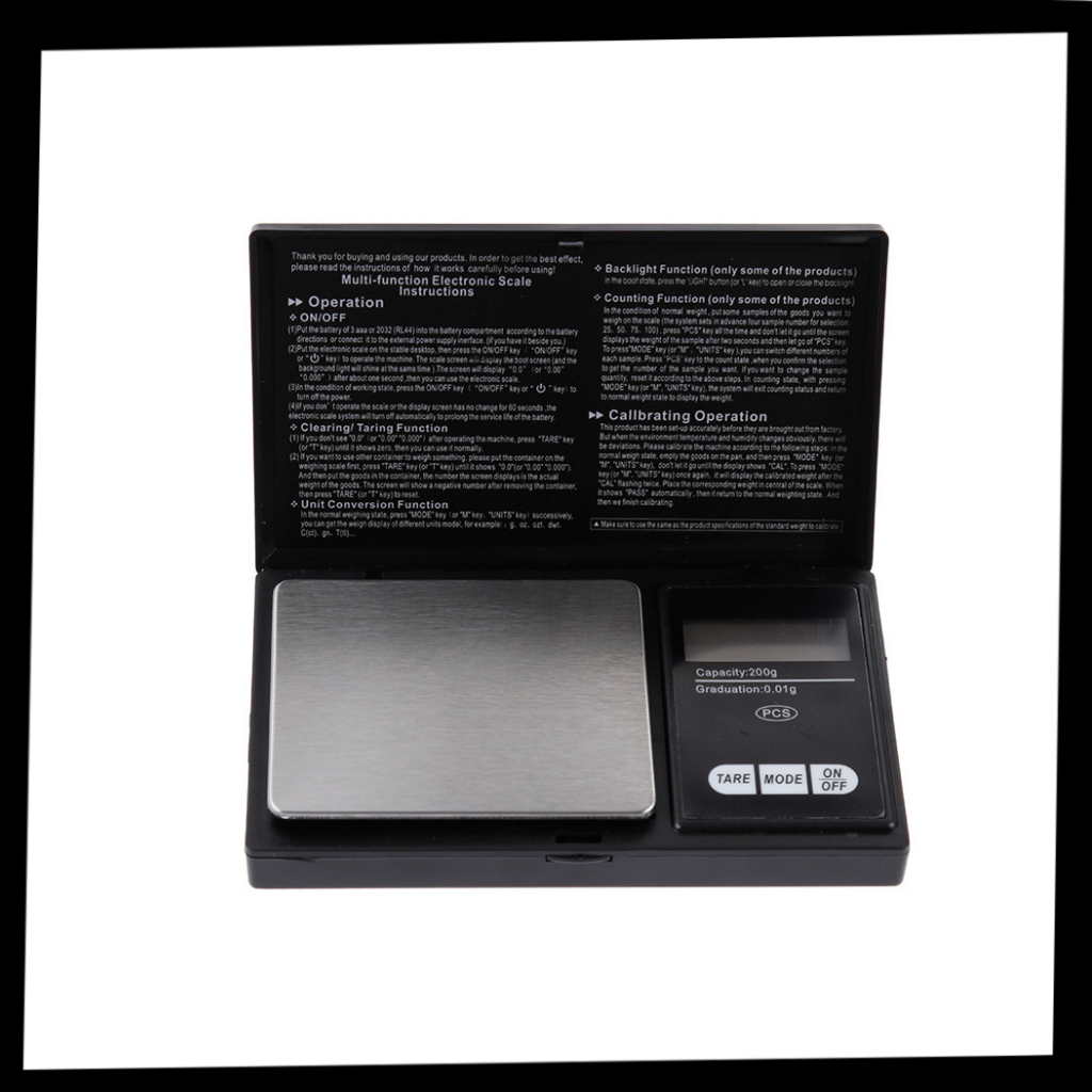 Digital Pocket Scale - Package - Ozerty