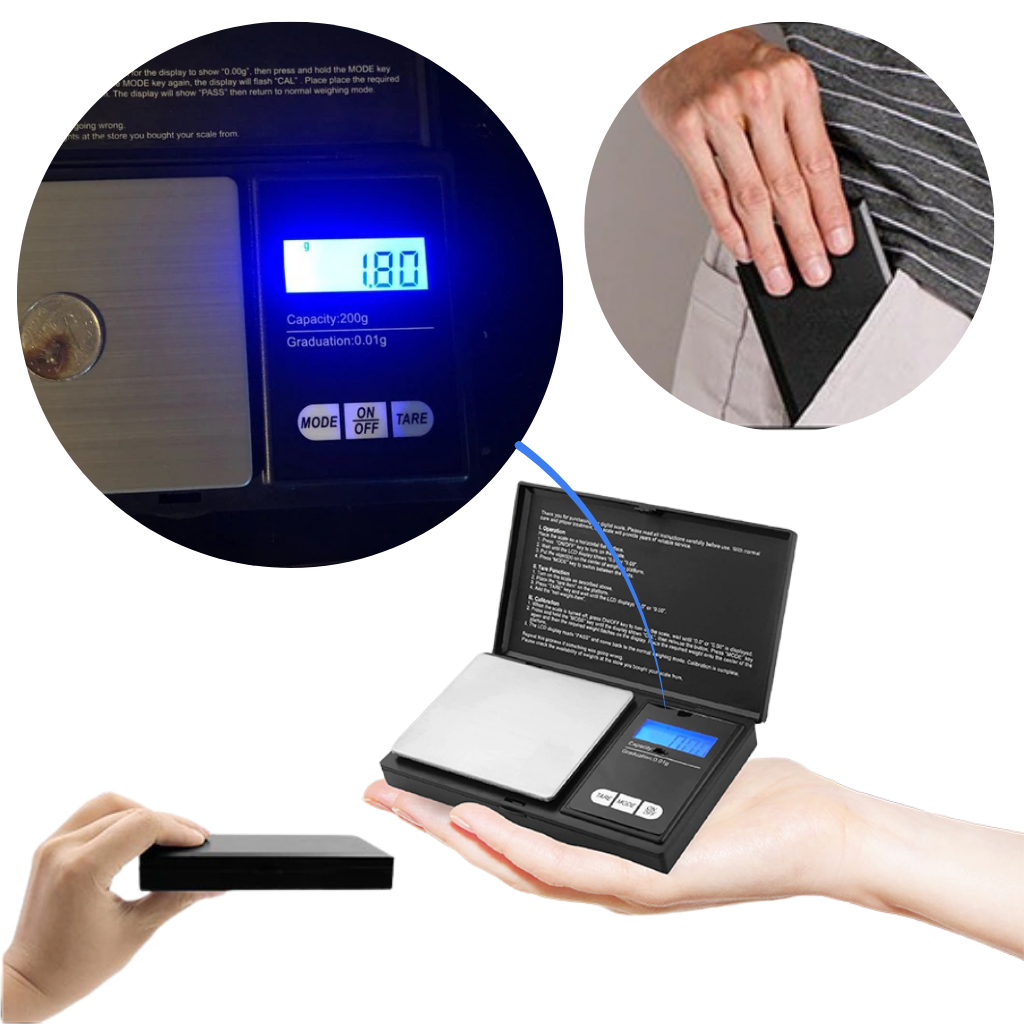 Digital Pocket Scale - Small size, big on numbers - Ozerty