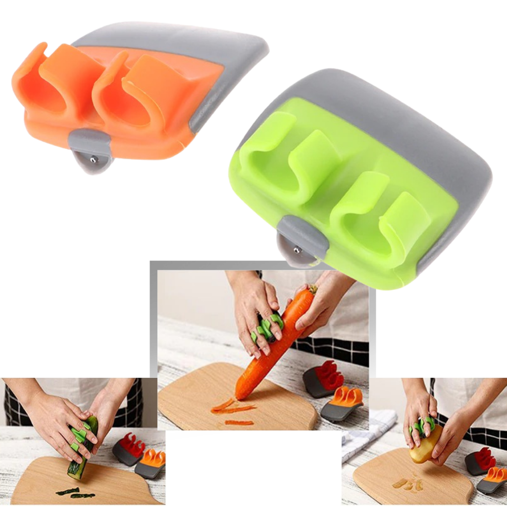 Double Finger Fruit Peeler Sharp Potato Peeler Slicer Vegetable Parer - Ozerty