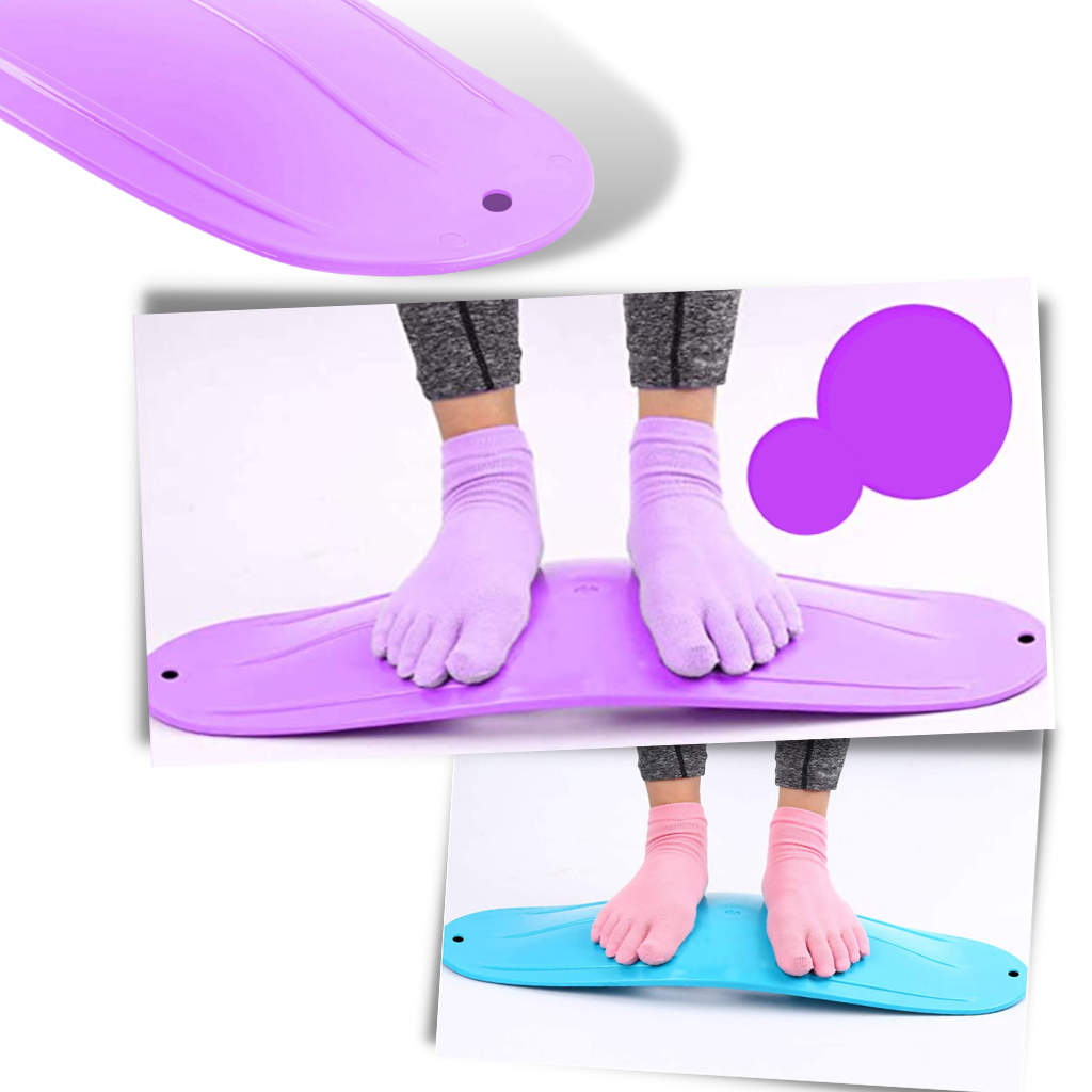 Planche pour exercice d'équilibre - Matériau ABS résistant - Ozerty