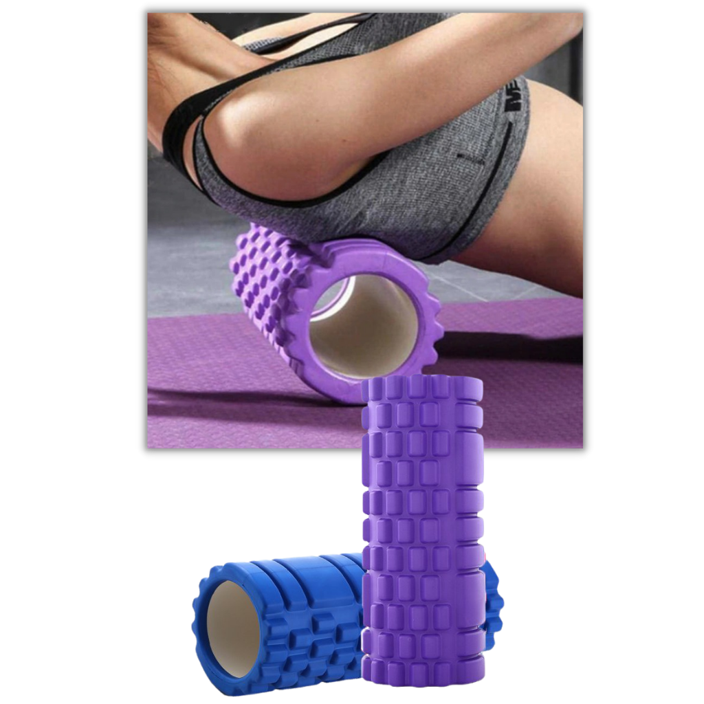 Rodillo de espuma de masaje para ejercicios - Comodidad de uso - Ozerty