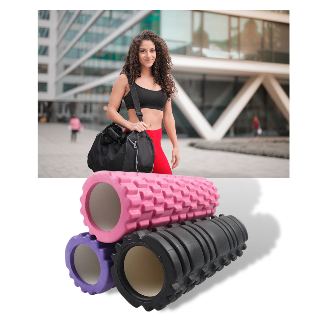Exercise Massage Foam Roller - Lightweight and portable - Ozerty