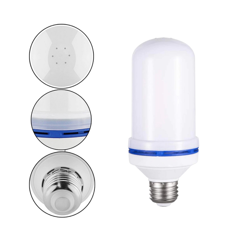 Lampe à flamme LED scintillante - Dissipation thermique - Ozerty