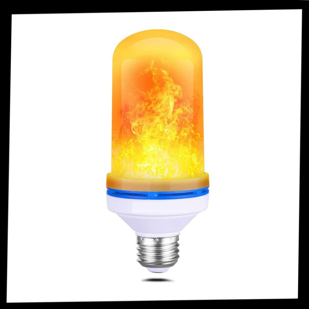 Flickering LED Flame Lamp - Package - Ozerty