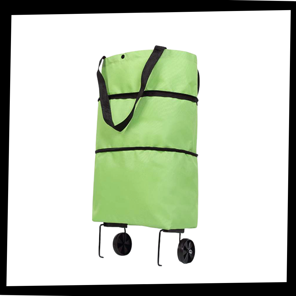 Foldable Trolley grocery Bag 30L - Package - Ozerty