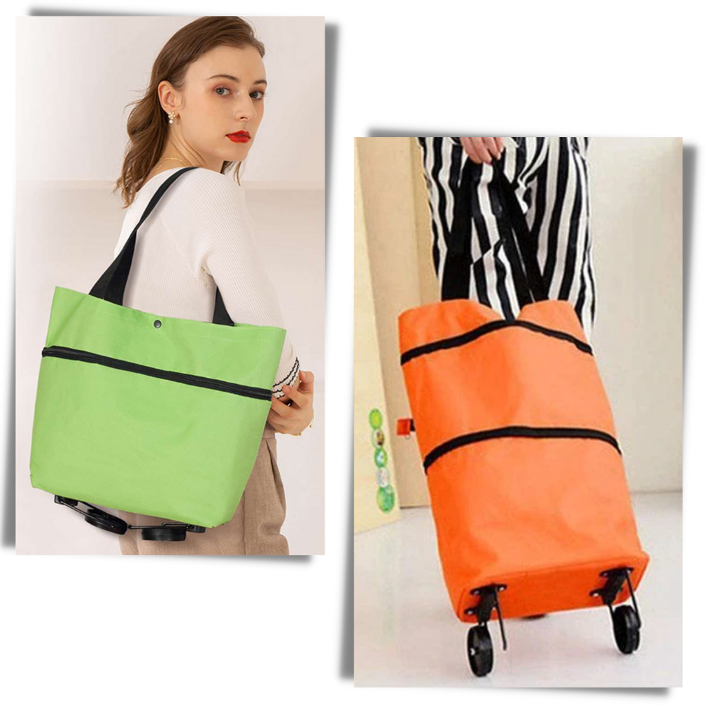 Foldable Trolley grocery Bag 30L - Multifunctional bag - Ozerty