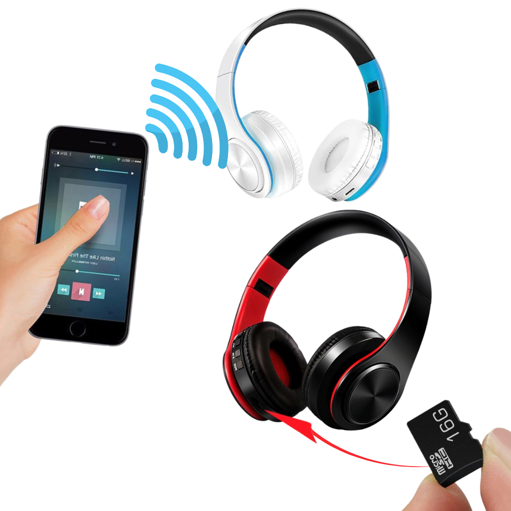 Foldable Bluetooth Headphones - Advanced Technology - Ozerty