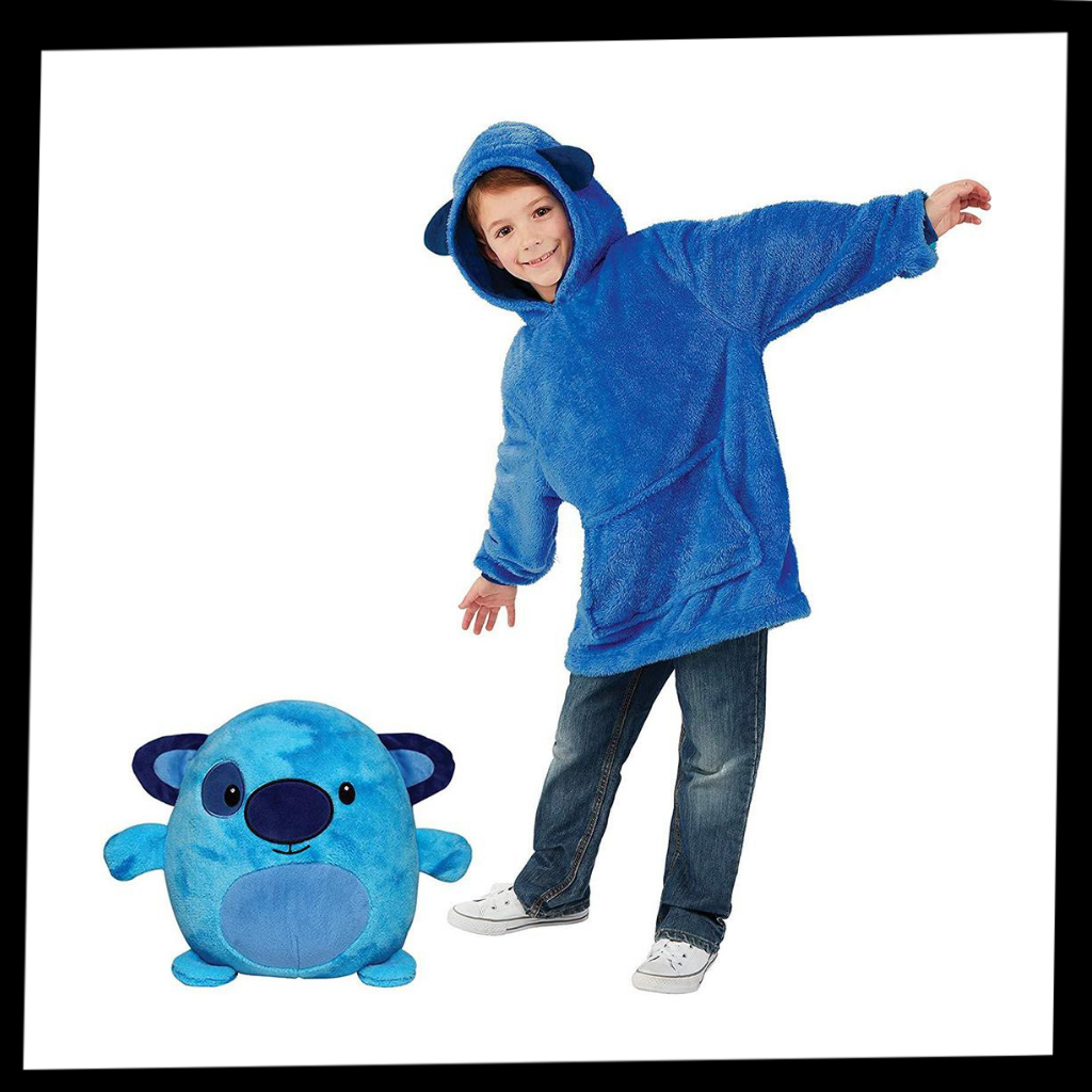 2 in 1 Foldable hoodie plush - Package - Ozerty