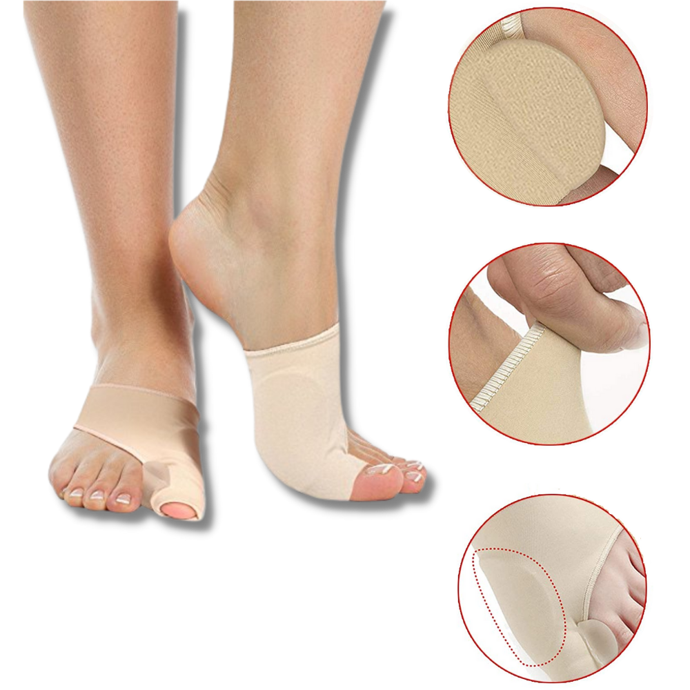 Correcteur d'oignons de pieds en gel - Bonne qualité et durabilité - Ozerty