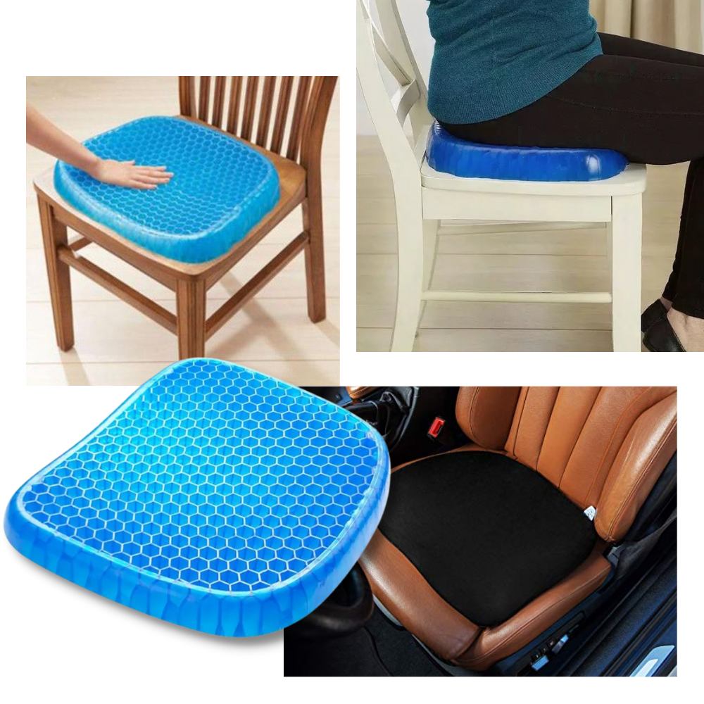 Gel seat cushion for pressure relief - Support cushion - Ozerty