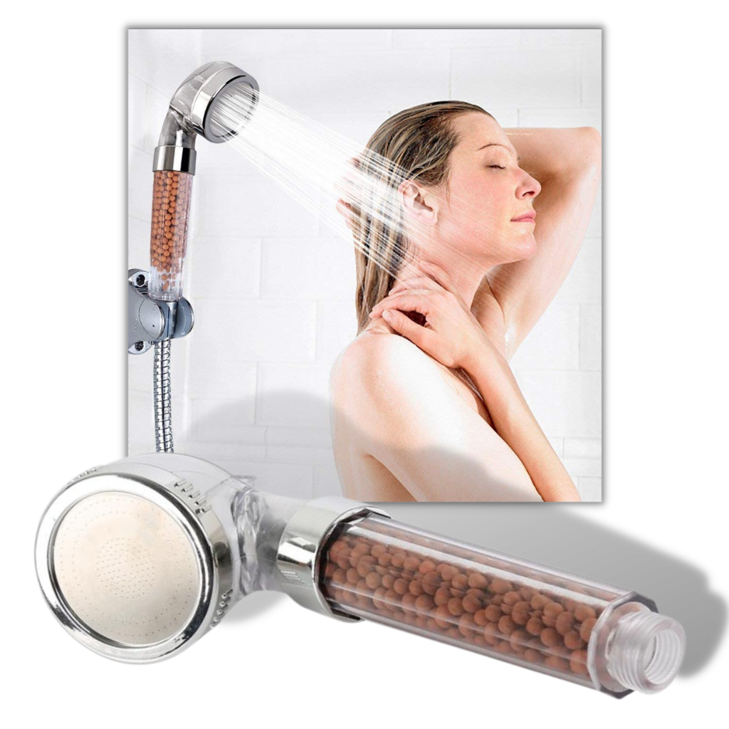 High Pressure ionic Shower Head  - COMFORTABLE SHOWER SPA EXPERIENCE - Ozerty