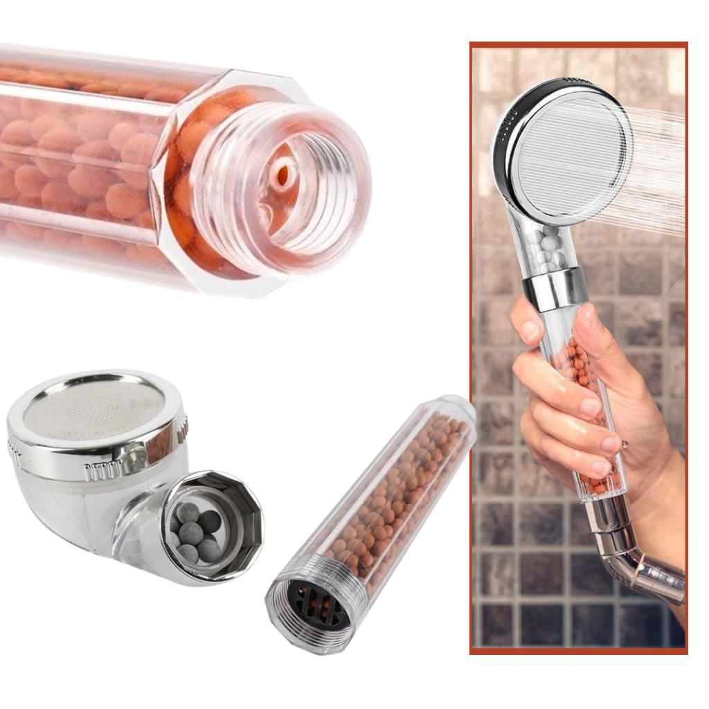 High Pressure ionic Shower Head  - DURABLE ABS MATERIAL - Ozerty