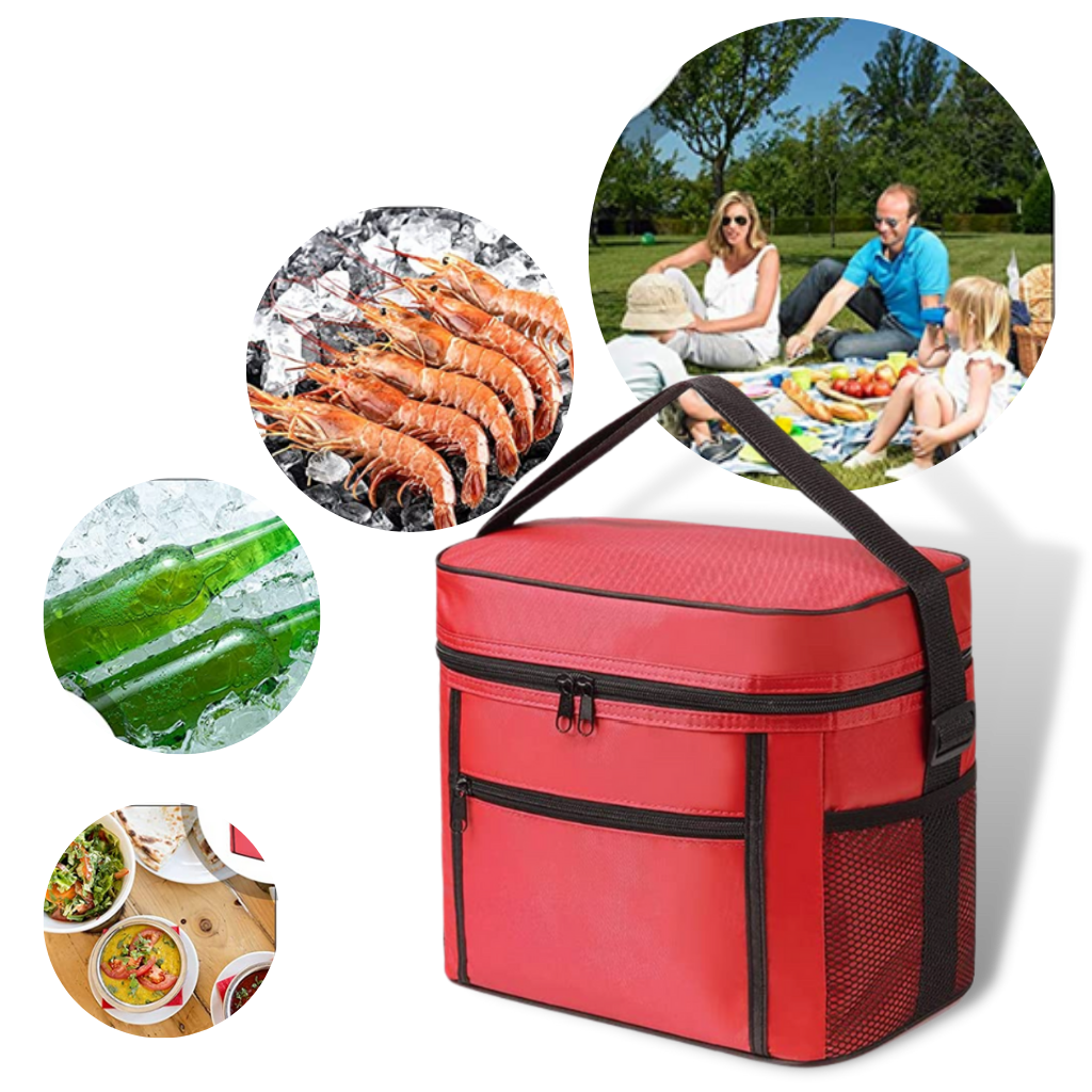 Sac à repas isotherme - Capacité de stockage de 10L - Ozerty