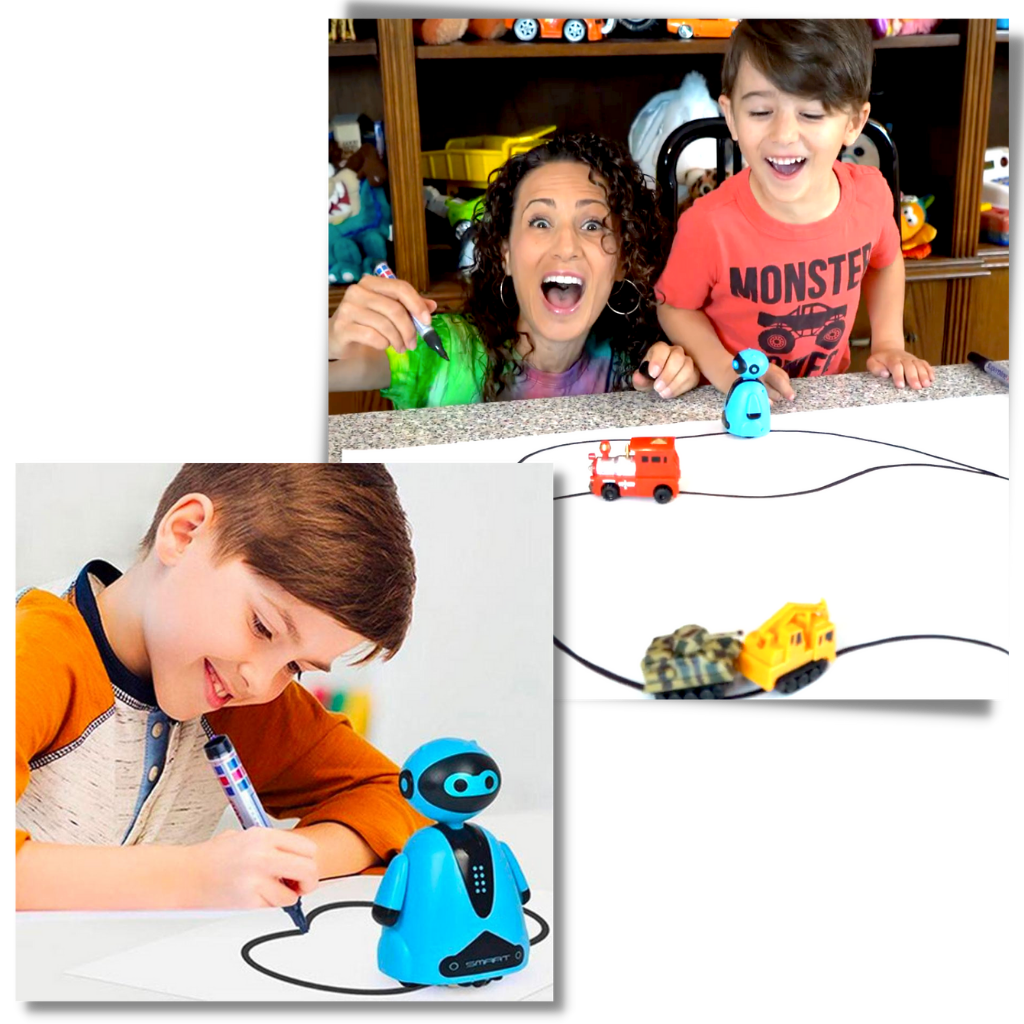 Magic Inductive Line Following Robot - Educational Toy - Ozerty