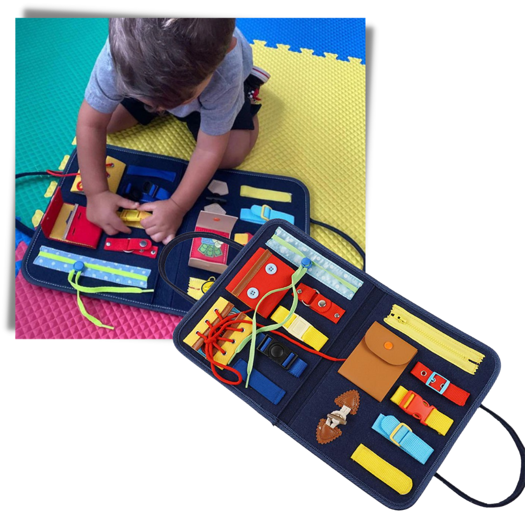 Montessoris resväska för fingerfärdighet - Pedagogisk leksak - Ozerty